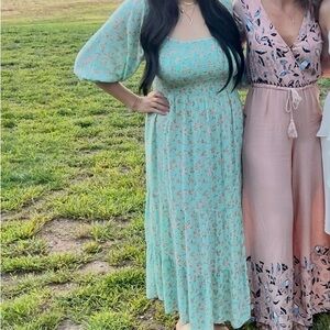 Floral Puff Sleeve Dress